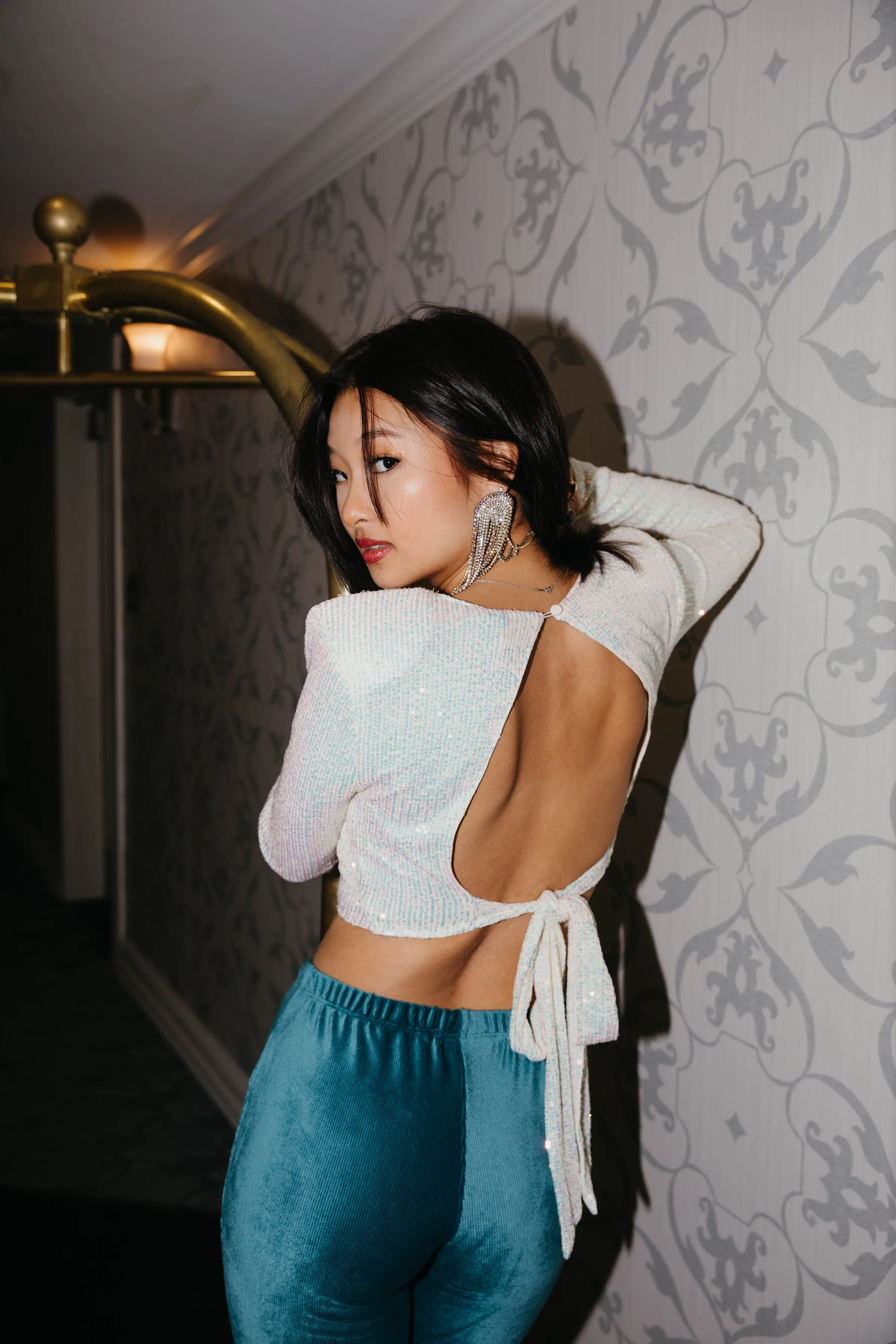 Hot Boys Opal Sequins Top