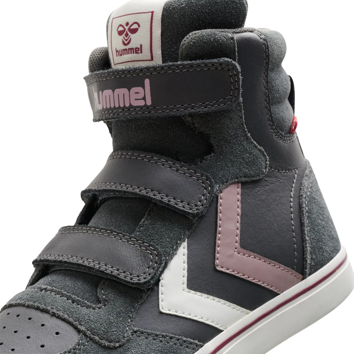 Hummel Stadil Pro Junior High top Leather Trainers