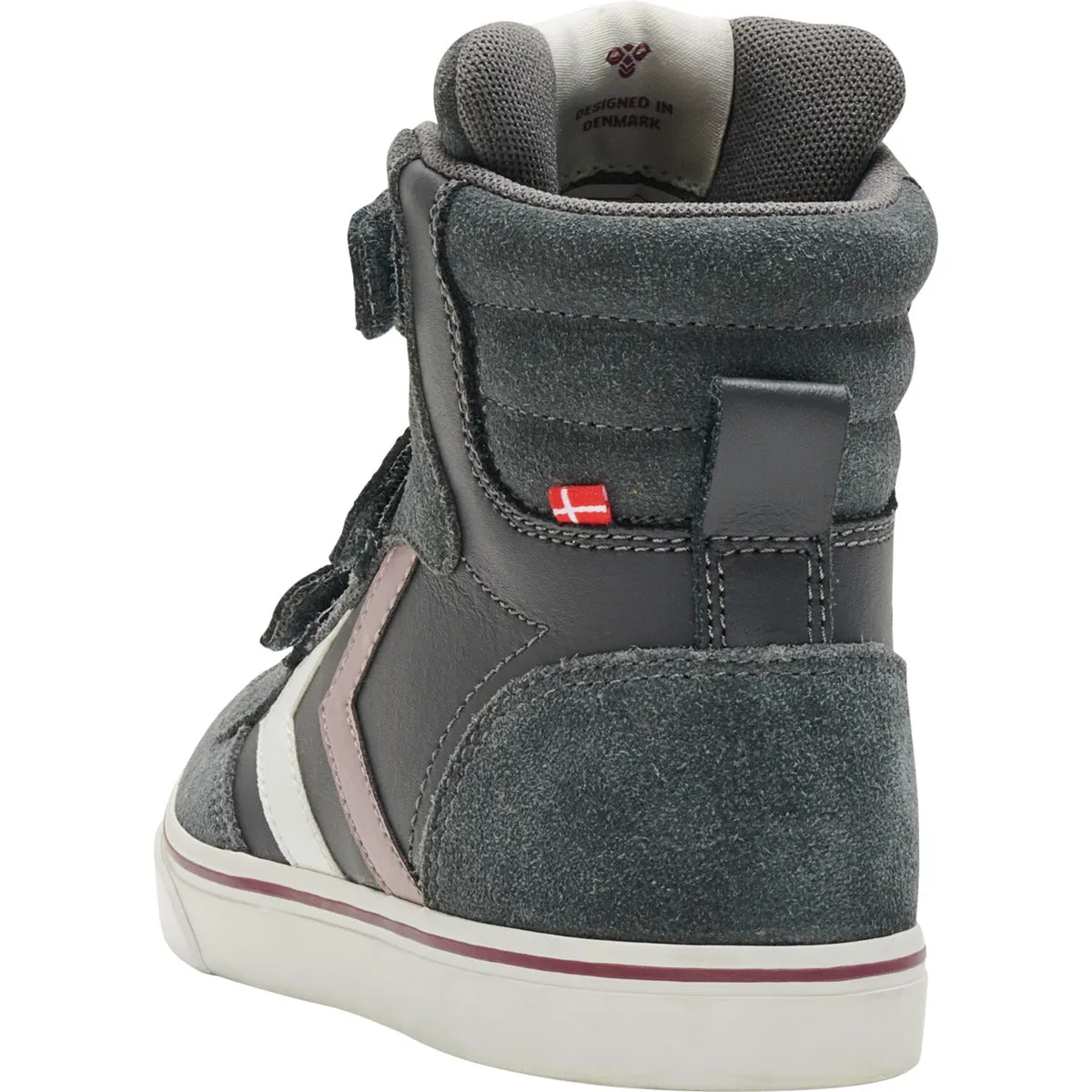 Hummel Stadil Pro Junior High top Leather Trainers