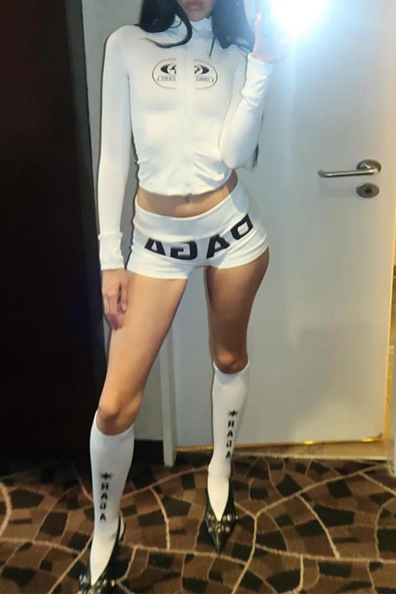 HUT1192 Luxe Lounge Zip-Up Set