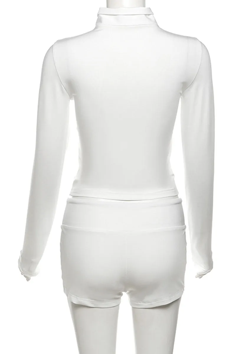 HUT1192 Luxe Lounge Zip-Up Set