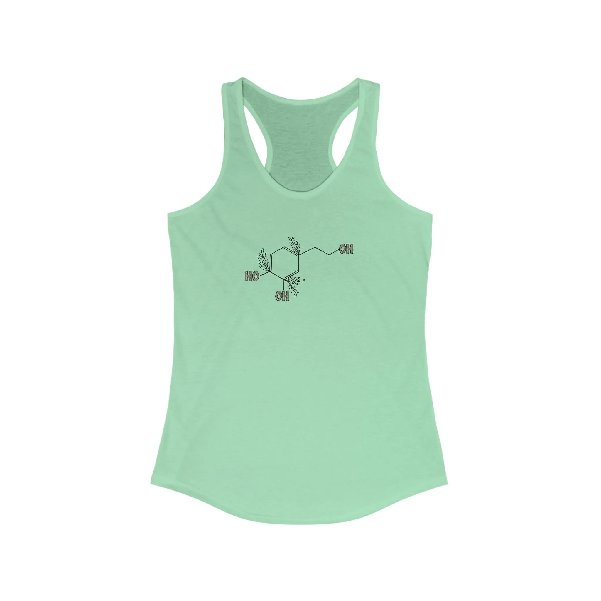 Hydroxytyrosol dealer / olive tree consultant gift / shirt / Women's Ideal Racerback Tank