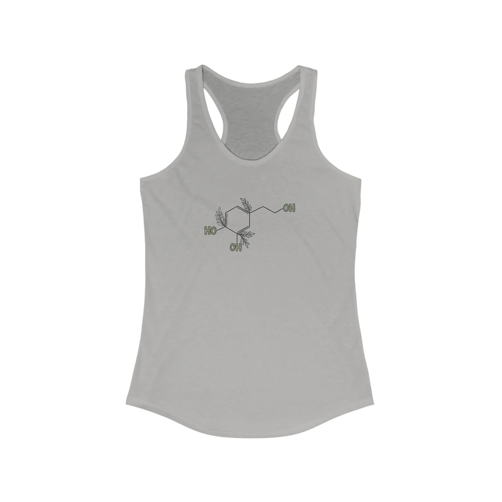 Hydroxytyrosol dealer / olive tree consultant gift / shirt / Women's Ideal Racerback Tank