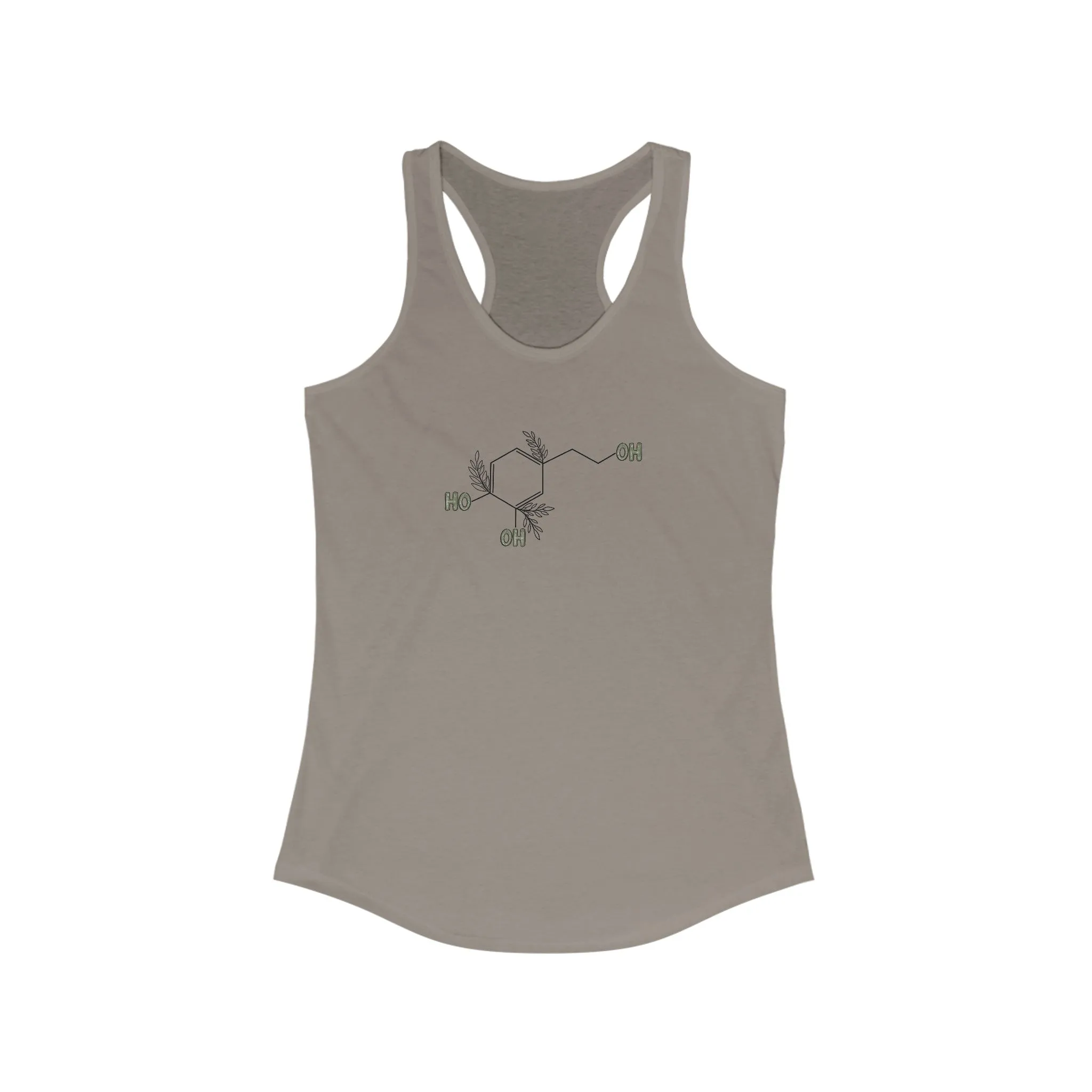 Hydroxytyrosol dealer / olive tree consultant gift / shirt / Women's Ideal Racerback Tank