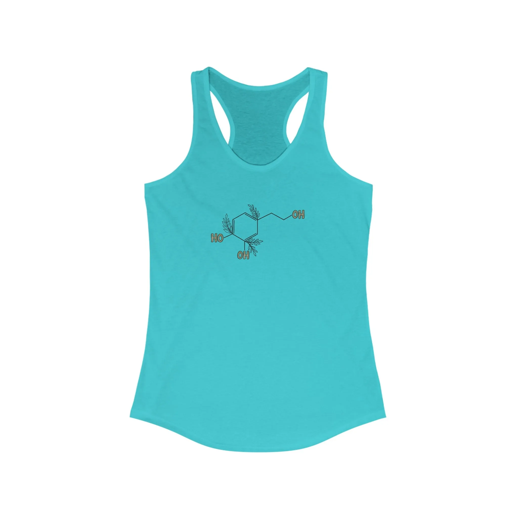 Hydroxytyrosol dealer / olive tree consultant gift / shirt / Women's Ideal Racerback Tank