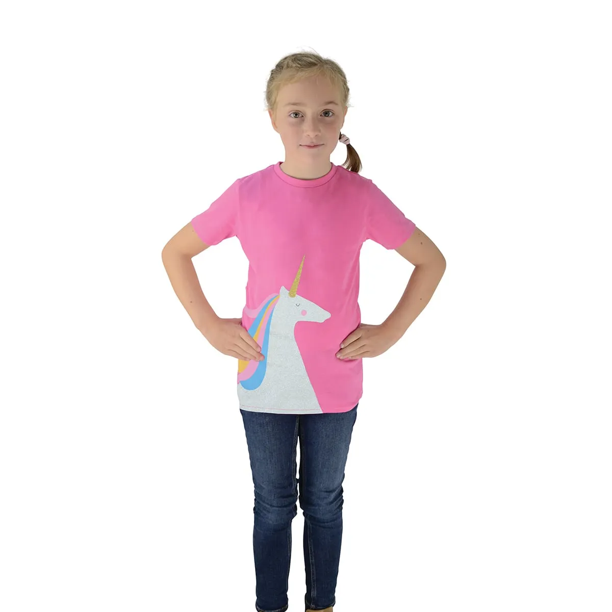 HyFASHION Magical Glitter Unicorn Children's T-Shirt
