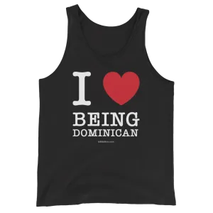 I Love Being Dominican Unisex Tank Top