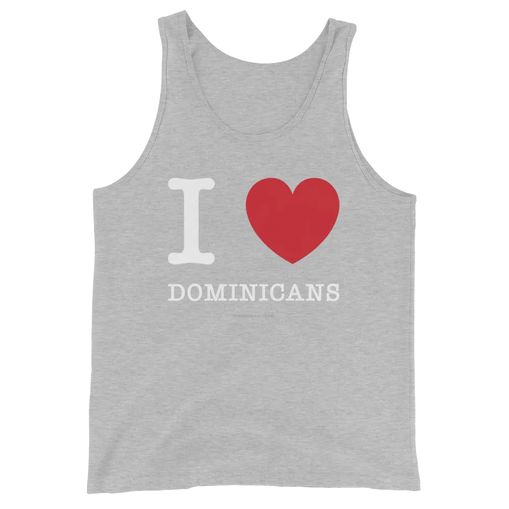 I Love Dominicans Unisex Tank Top
