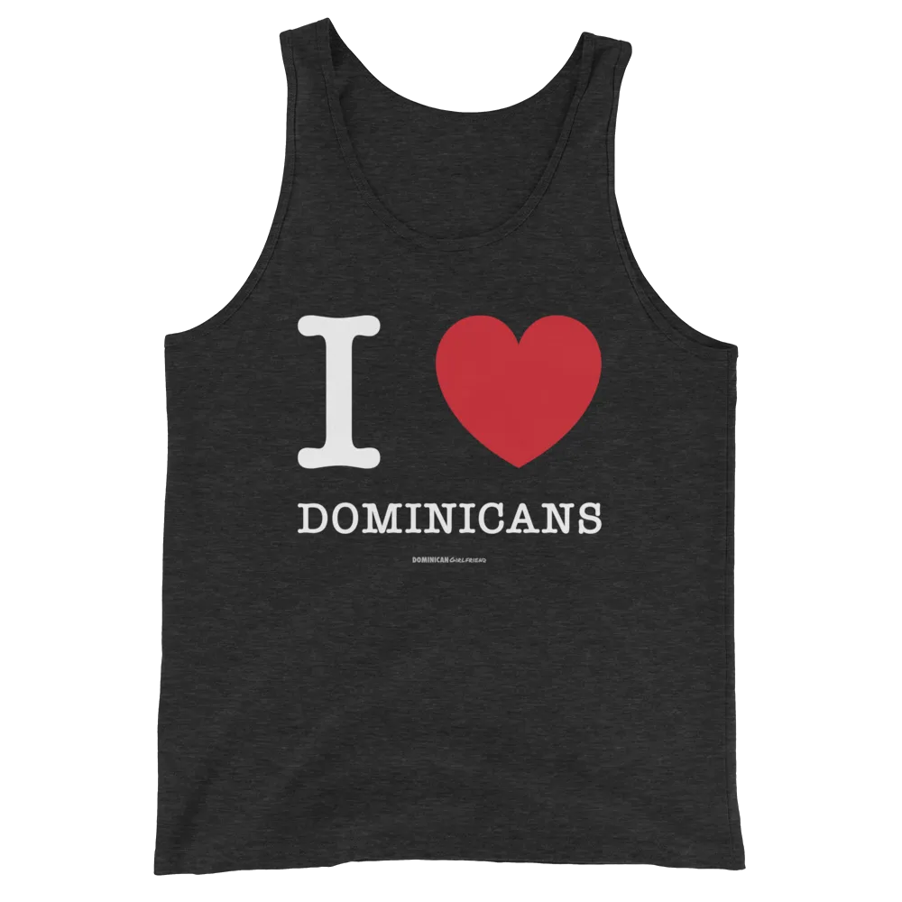 I Love Dominicans Unisex Tank Top