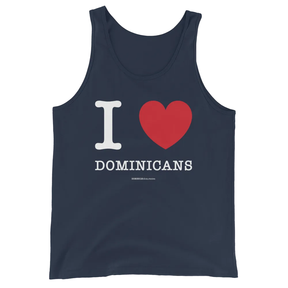 I Love Dominicans Unisex Tank Top