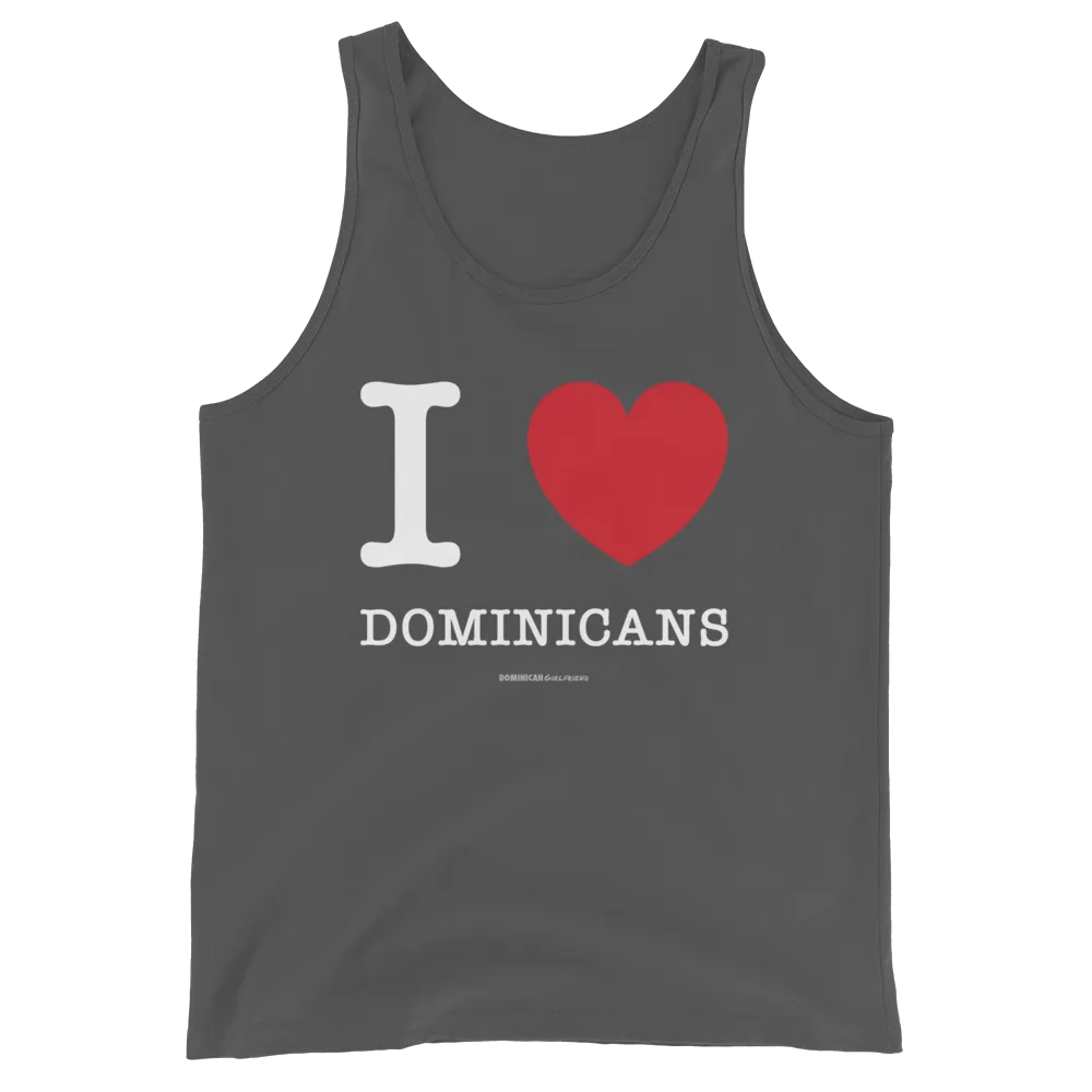 I Love Dominicans Unisex Tank Top