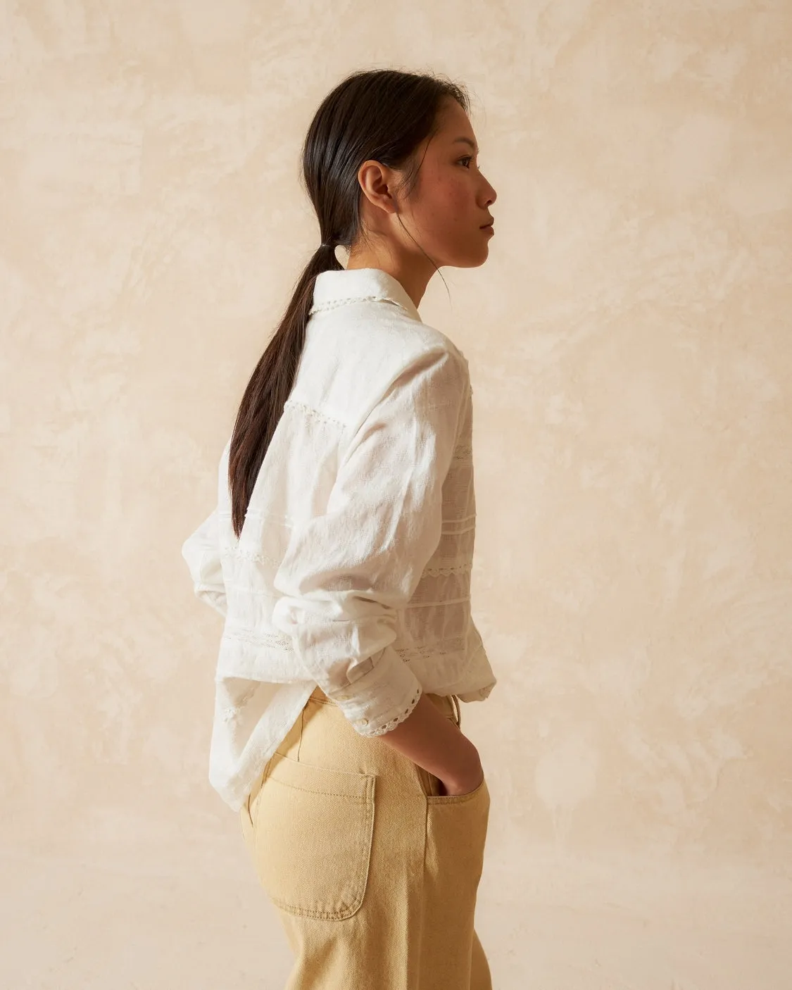 Indi & Cold Balloon Sleeve Blouse