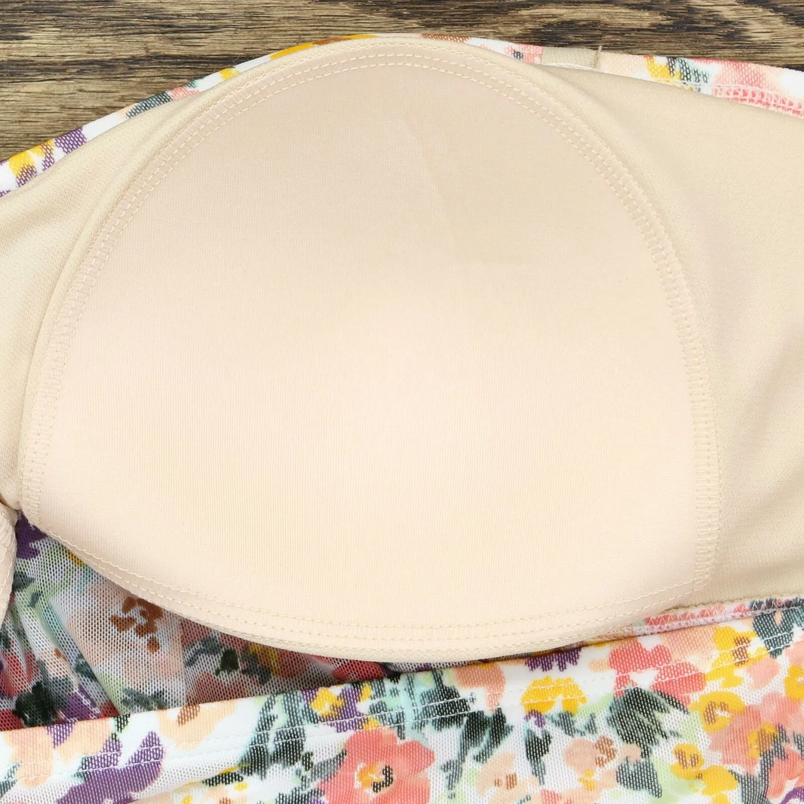 Isabel Maternity by Ingrid & Isabel Mesh Bandeau Flyaway Tankini Top