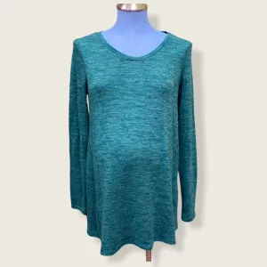 Isabel Maternity Green Fancy Tank/Tee (Size Small)