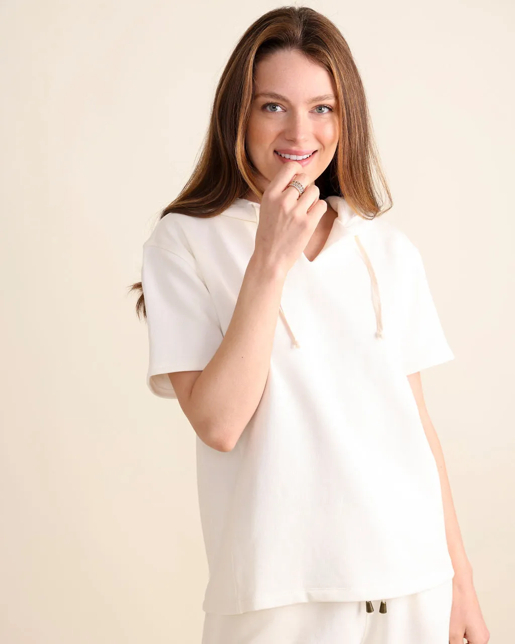 Jackson Hoodie in White by Le Marais