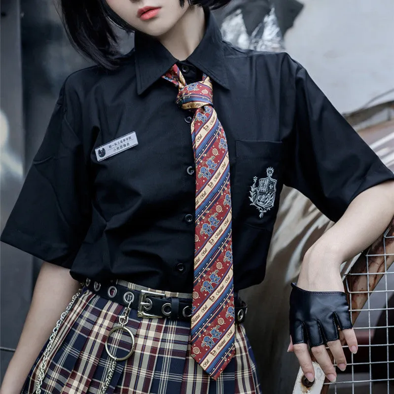 JK embroidered shirt  KF82159
