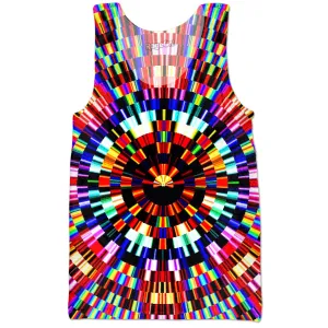 Kaleidoscope Glitch Tank Top