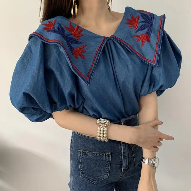 Kate Denim Tops