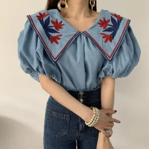 Kate Denim Tops