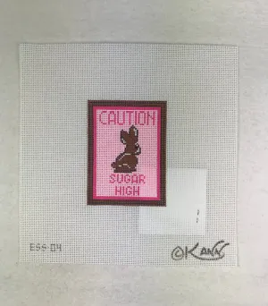 Kimberly Ann Needlepoint ESS 04 Caution Sugar High