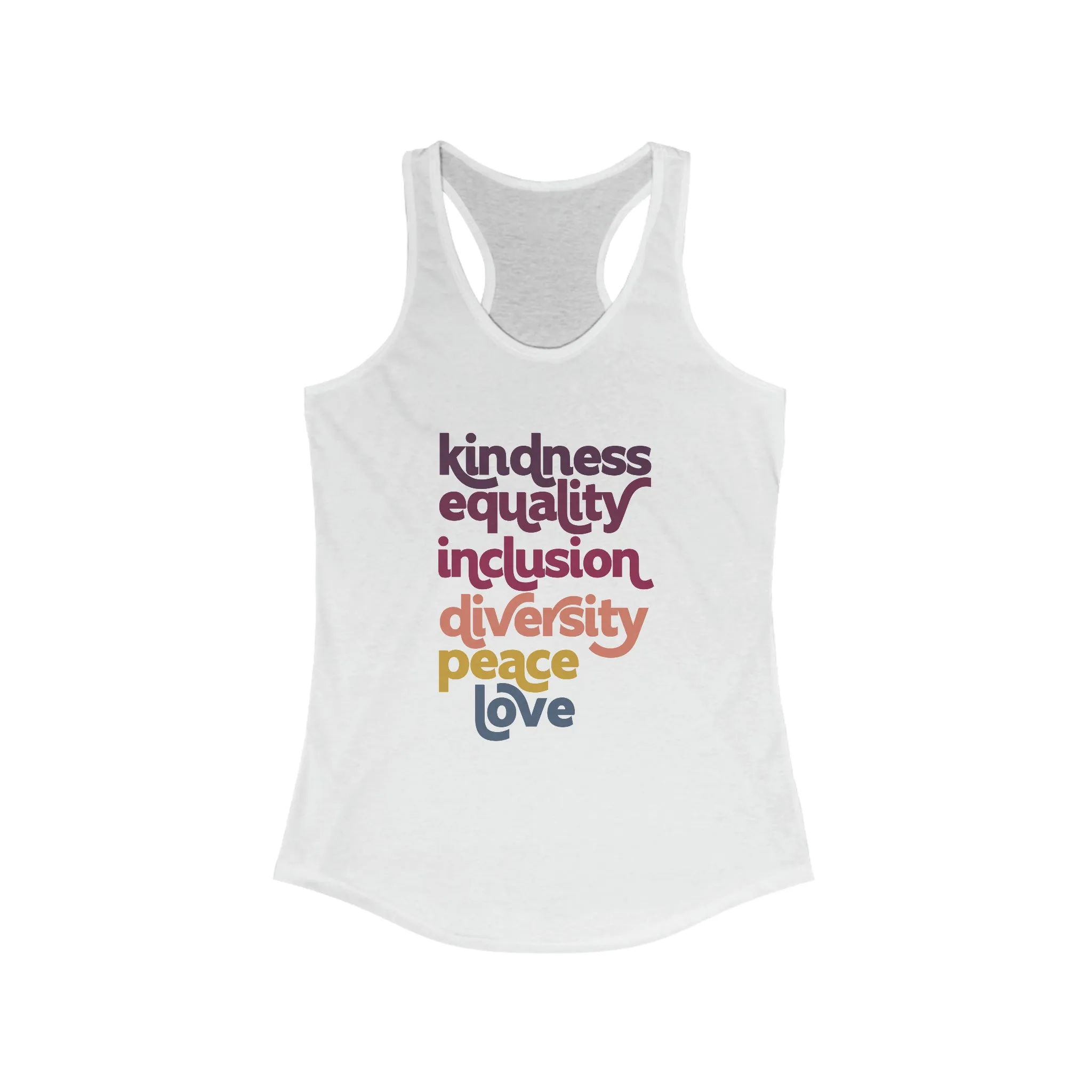 Kindness, Equality and Inclusion Tank Top