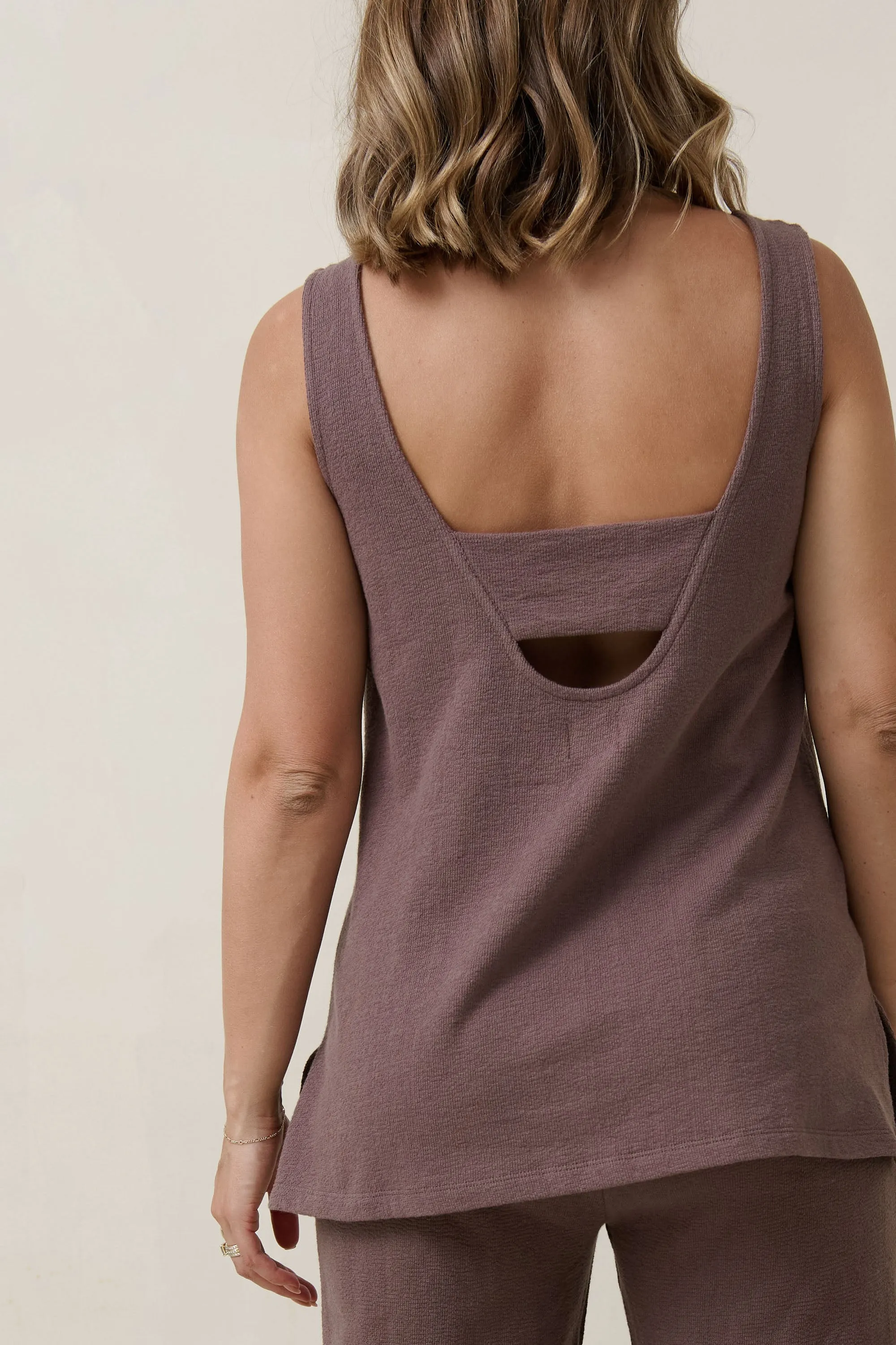 Kindred Nursing Top - Ash Brown