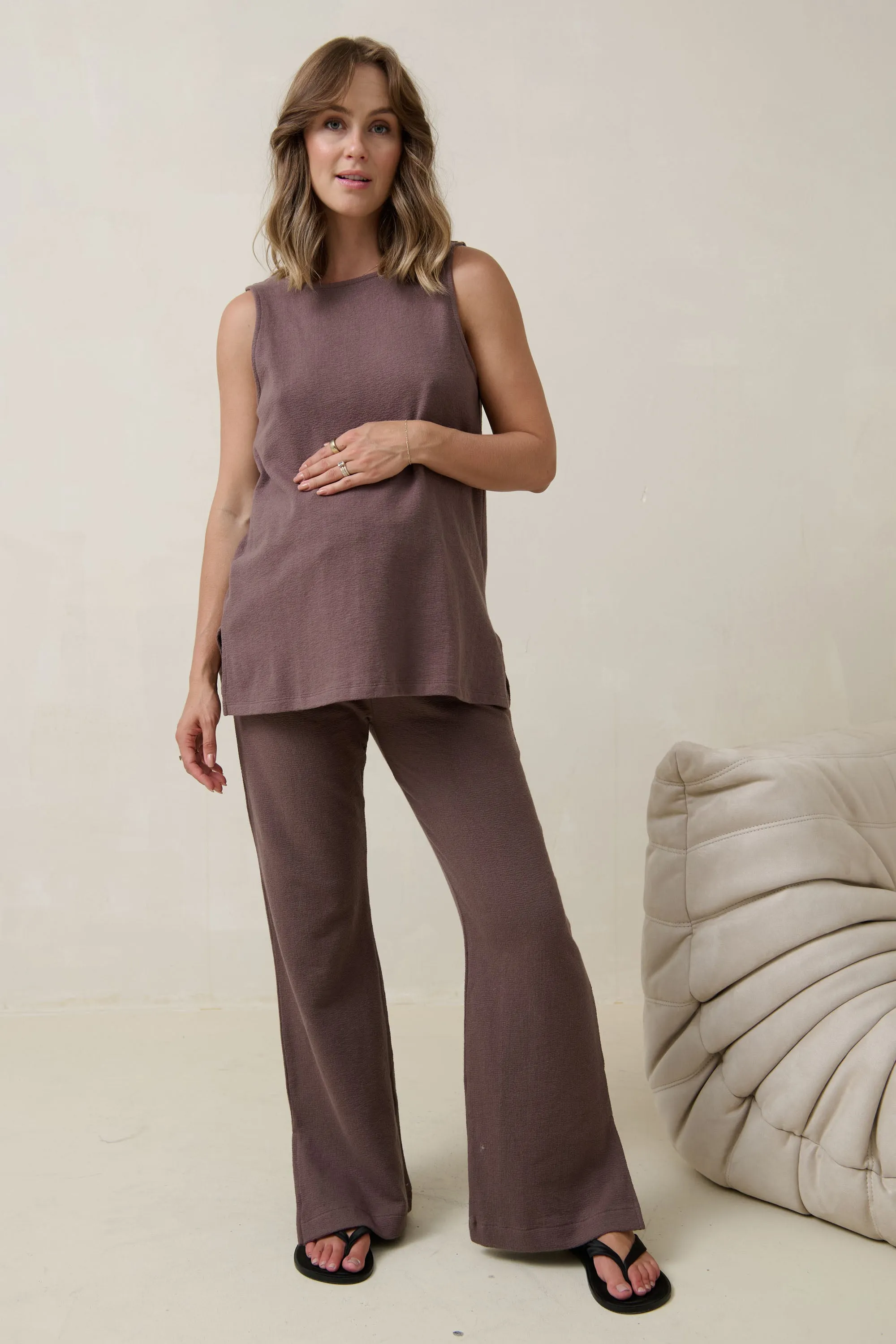 Kindred Nursing Top - Ash Brown