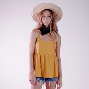 Knot Sisters Zion Tank- Honey