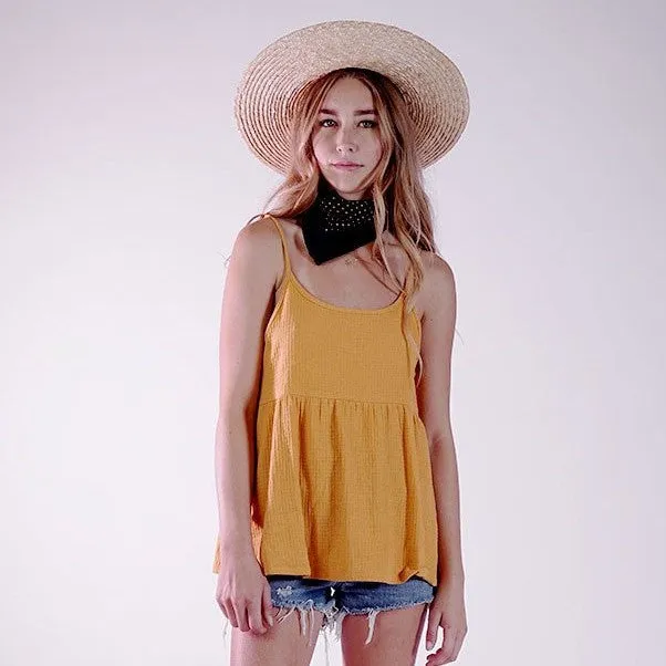 Knot Sisters Zion Tank- Honey