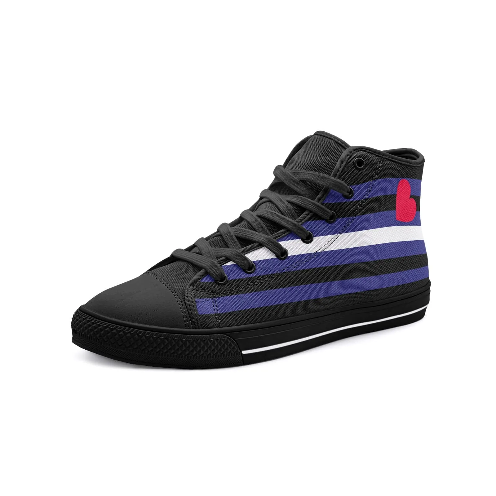 Leather pride high top sneakers