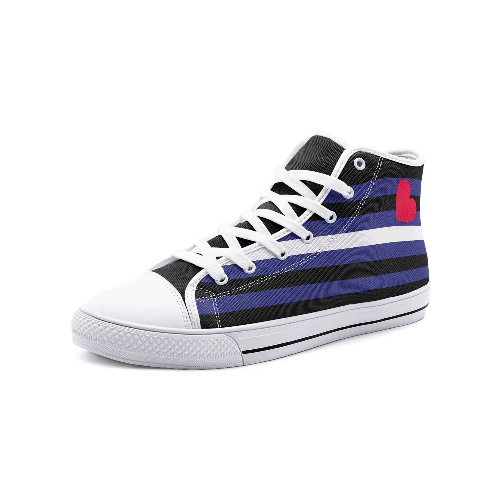Leather pride high top sneakers