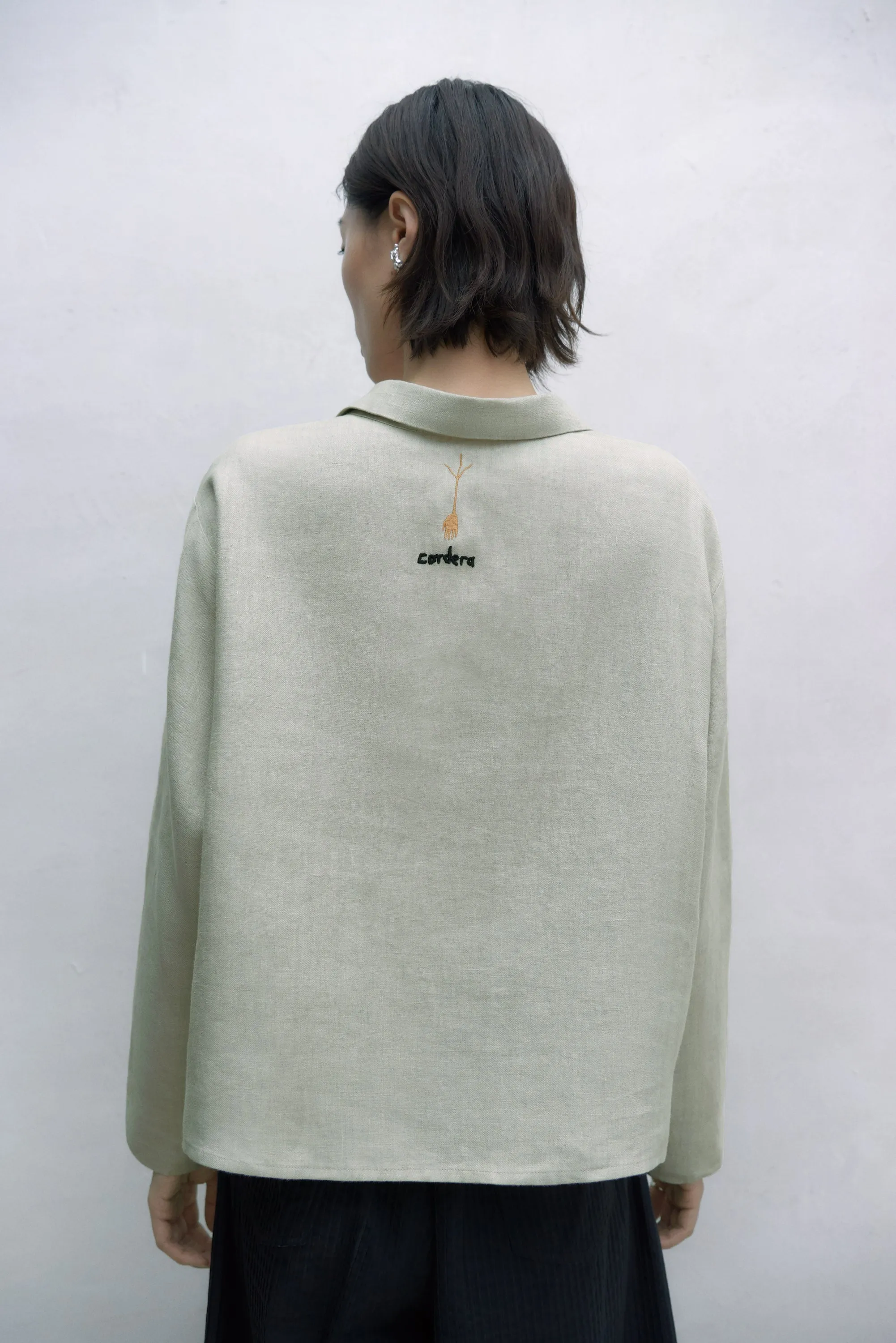 Linen Embroidered Shirt