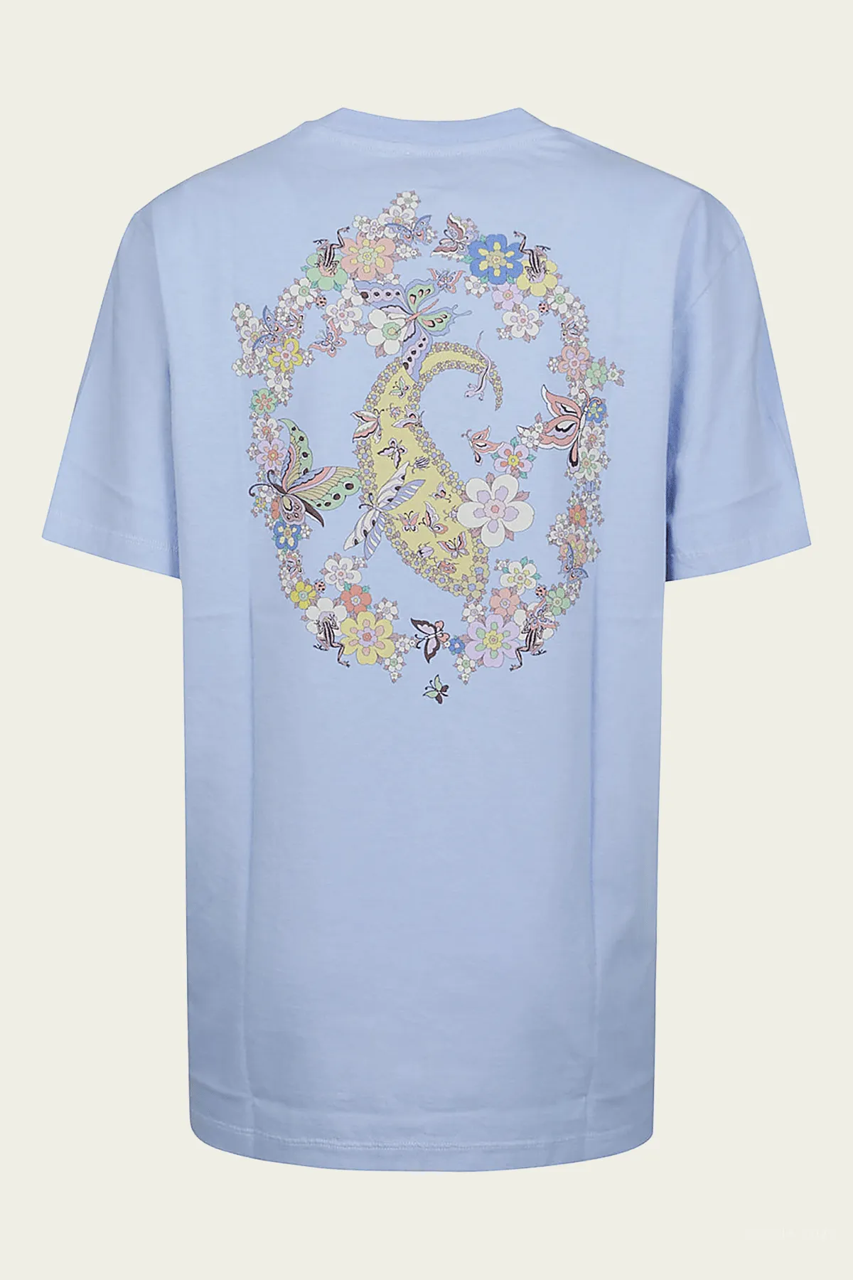 Logo Embroidered T-Shirt in Blue