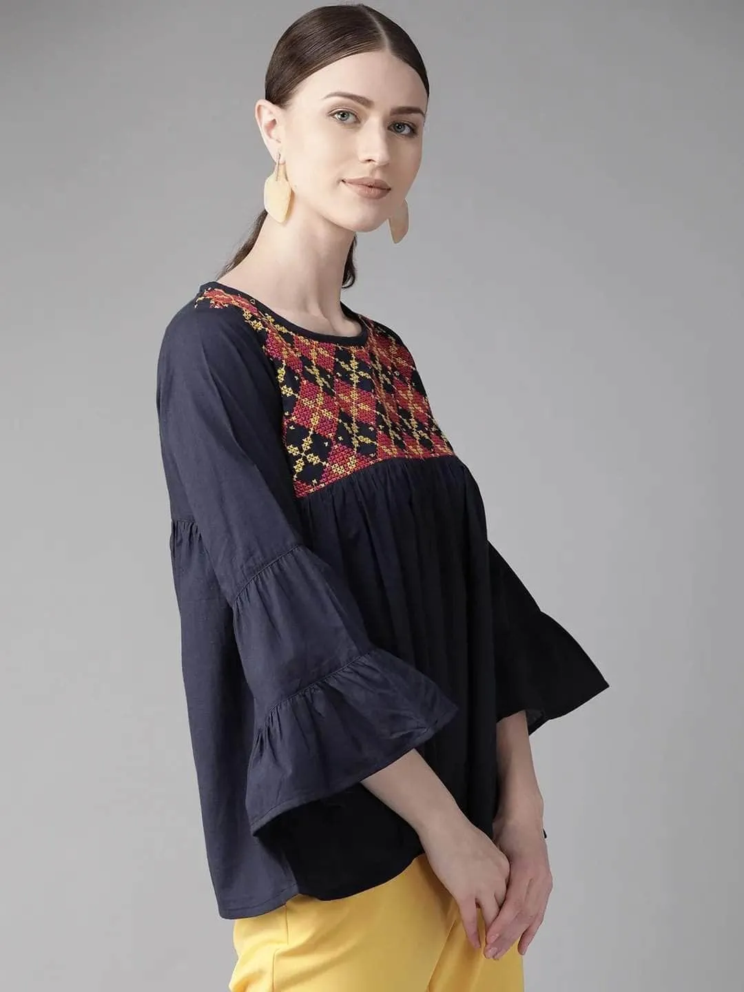 LT Fuse LTFUB22 Stitched Embroidered Top