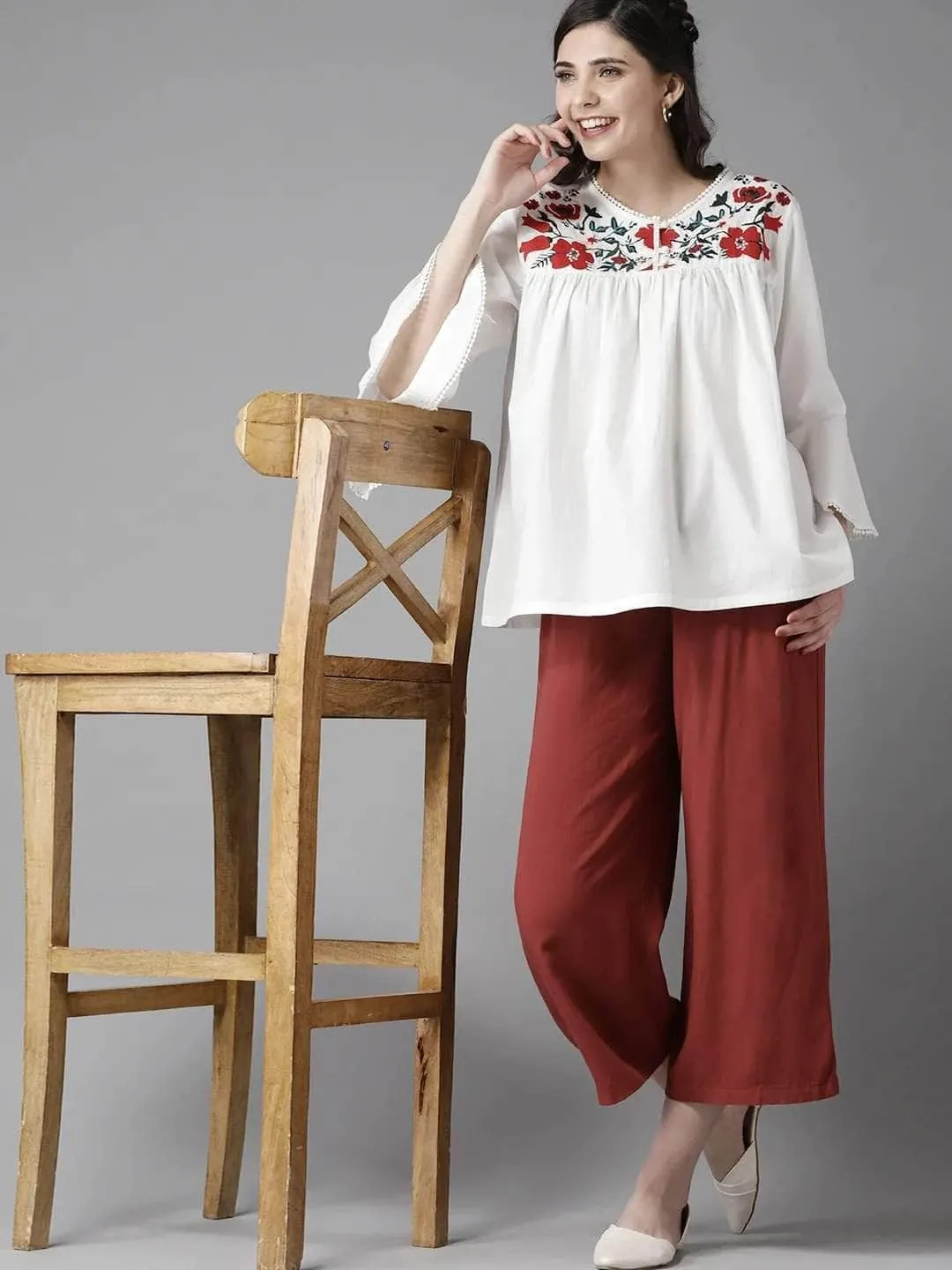 LT Fuse LTFUB23 Stitched Embroidered Top