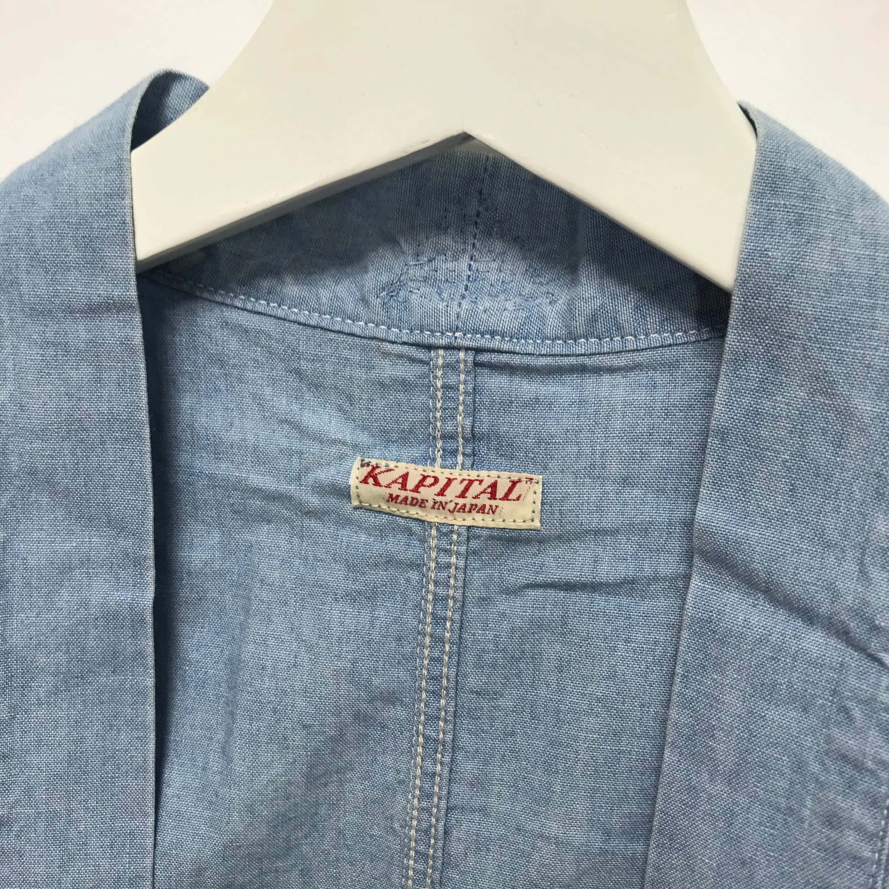 [M] Kapital Kakashi Beaded Indigo Shirt Jacket