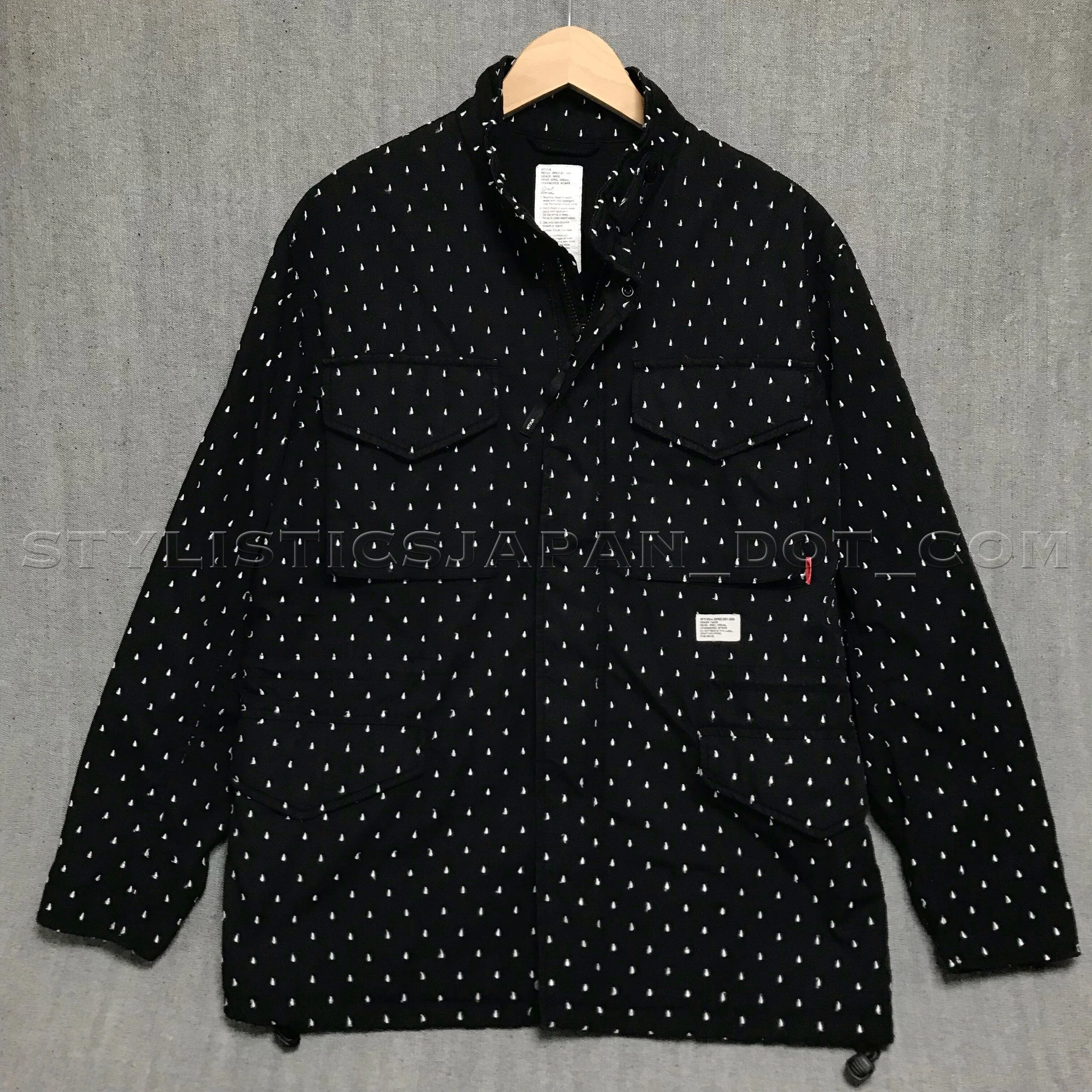 [M] WTaps Raindrop M-65 Jacket Black