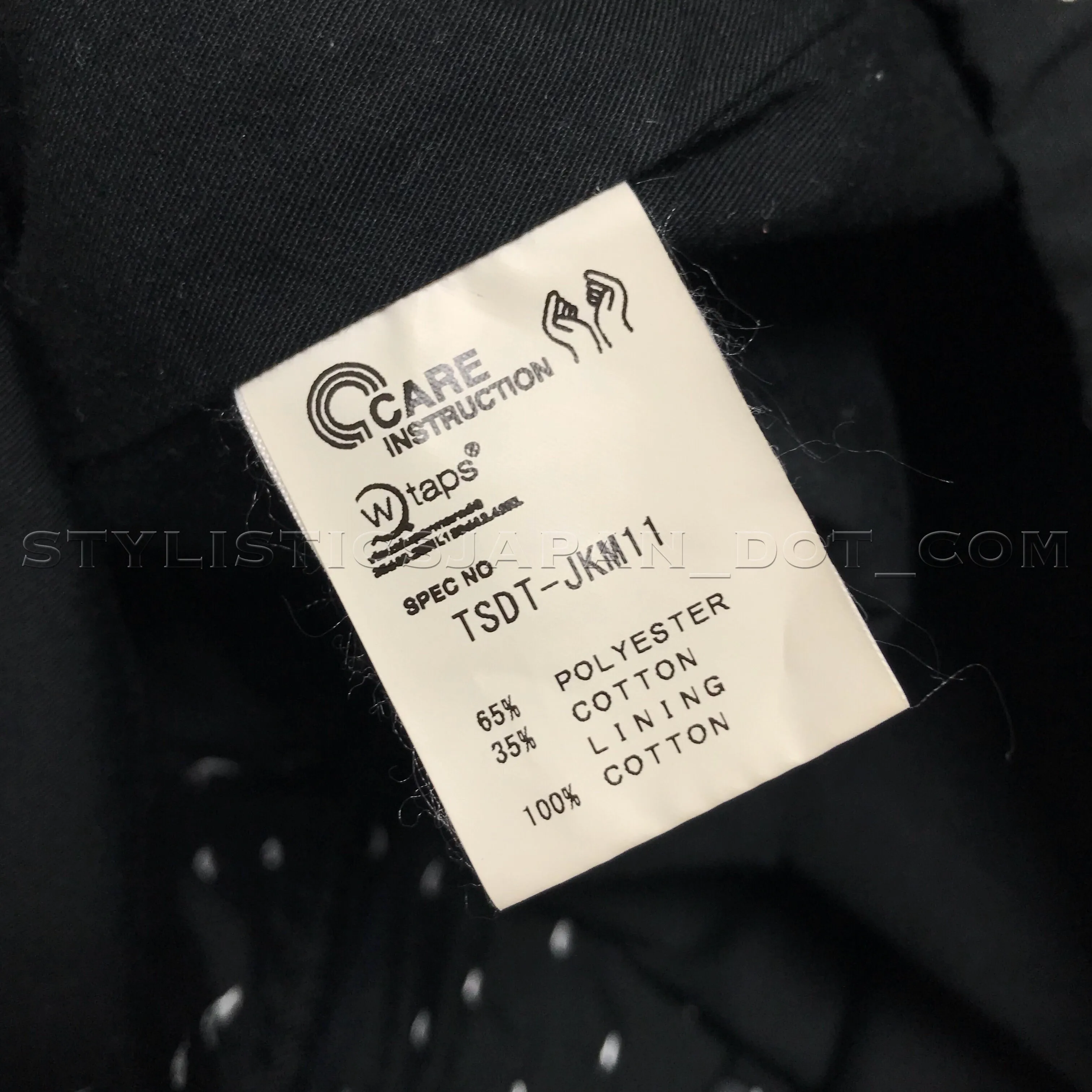 [M] WTaps Raindrop M-65 Jacket Black