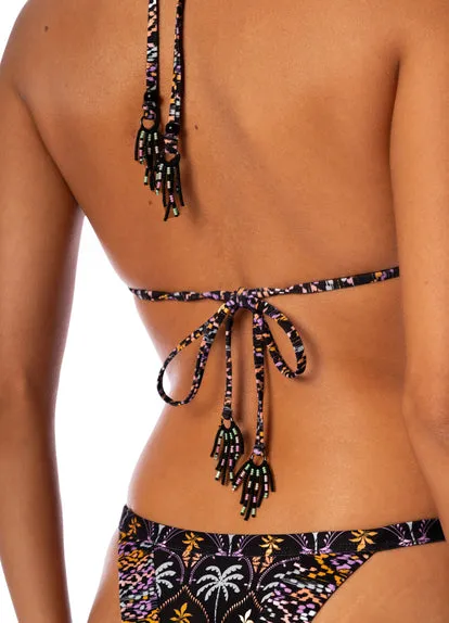 Maaji Midnight Palm Alana Sliding Triangle Bikini