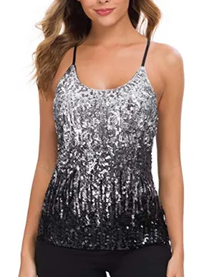 MANER Sequin Party Cami Top