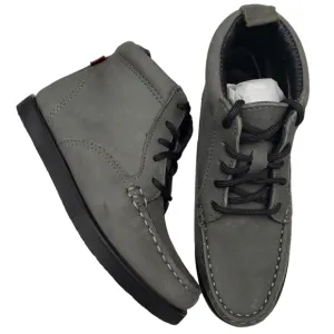 Marc Joseph | NIB Gramercy Grey Nubuck Leather Preppy High Top Bootie Boy's 11.5