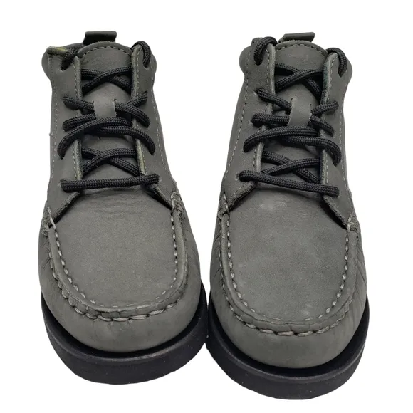Marc Joseph | NIB Gramercy Grey Nubuck Leather Preppy High Top Bootie Boy's 11.5