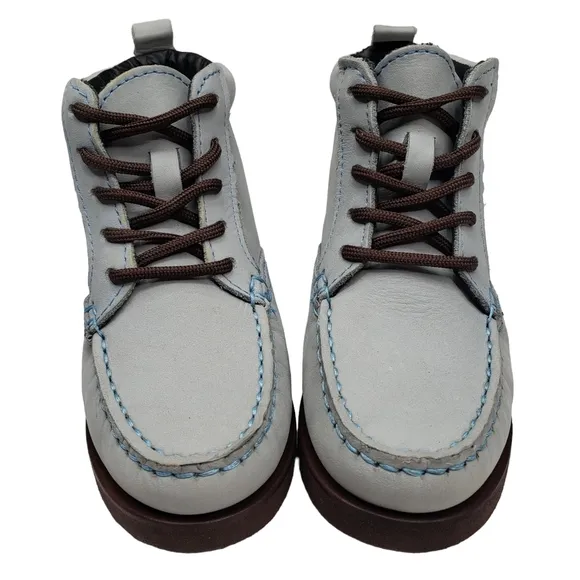 Marc Joseph | NIB Gramercy Light Grey Nubuck Leather High Top Bootie Boy's 10.5