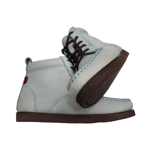 Marc Joseph | NIB Gramercy Light Grey Nubuck Leather High Top Bootie Boy's 10.5