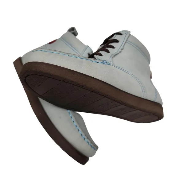 Marc Joseph | NIB Gramercy Light Grey Nubuck Leather High Top Bootie Boy's 10.5