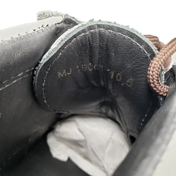 Marc Joseph | NIB Gramercy Light Grey Nubuck Leather High Top Bootie Boy's 10.5
