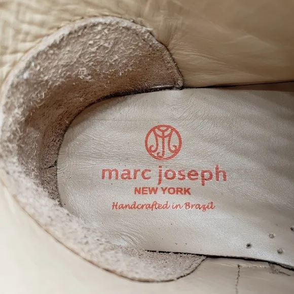 Marc Joseph | NIB West Houston Bootie Brown Nobuck Lace Up Leather Boots Boy 4.5