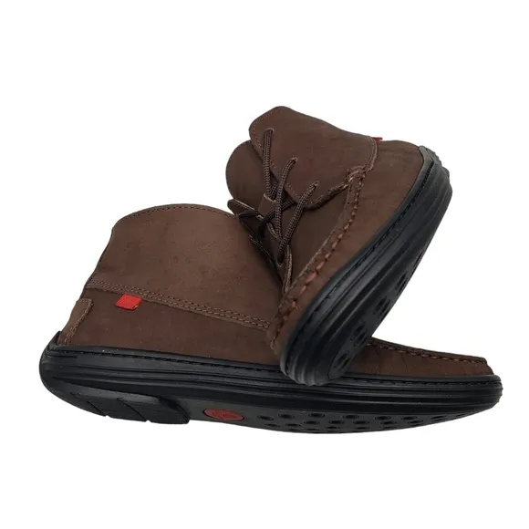 Marc Joseph | NIB West Houston Bootie Brown Nobuck Lace Up Leather Boots Boy 4.5