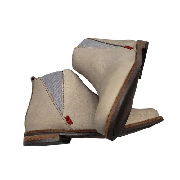 Marc Joseph | NIB Williamsburg Bootie Light Grey Nubuck Chic Leather Girl's 11.5
