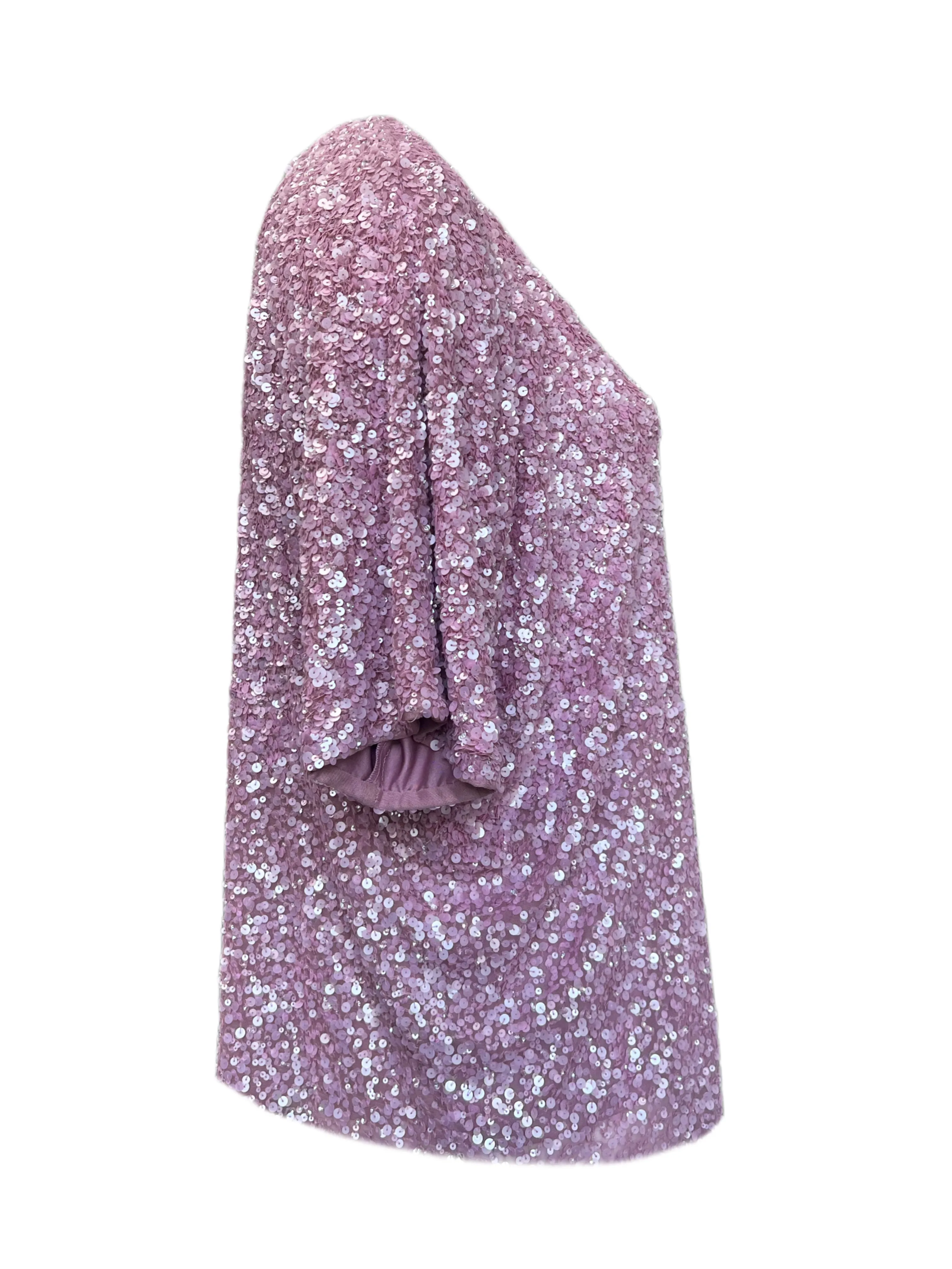 Marina Rinaldi Women's Pink Fata Beaded Blouse NWT